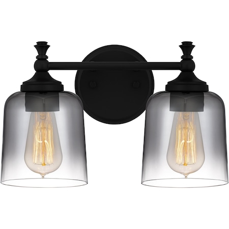 Quoizel Jenson Bath 2 Lights Matte Black JEN8614MBK